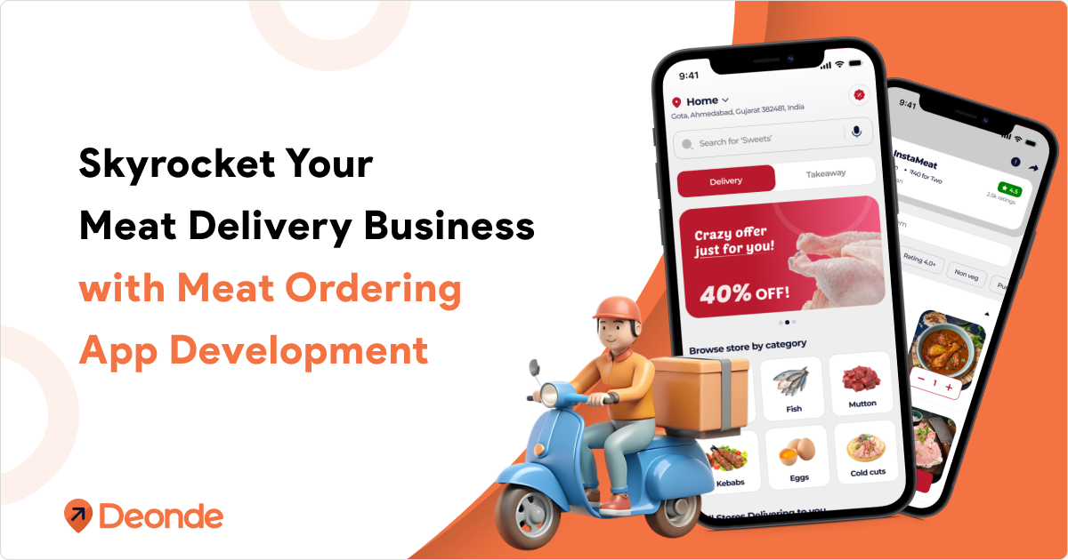 Skyrocket Your Meat Delivery Business  with Meat Ordering  App Development